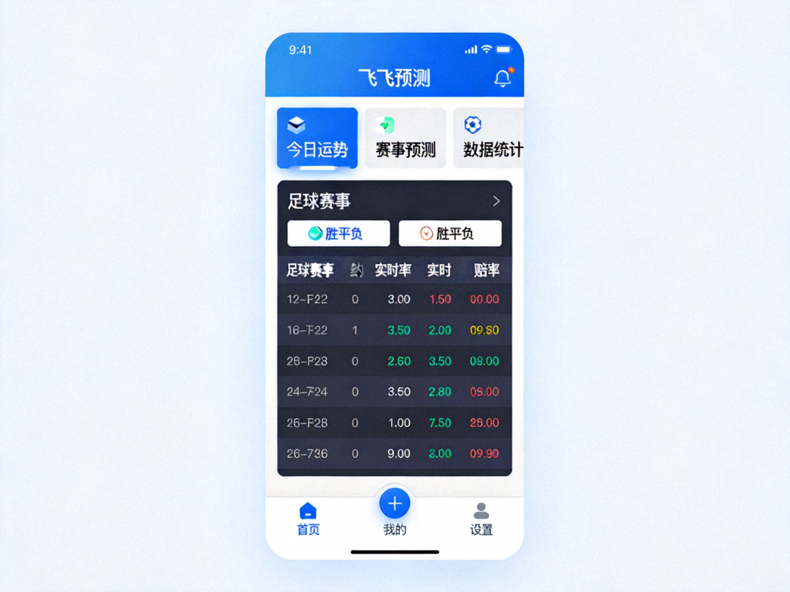 飞飞预测APP界面